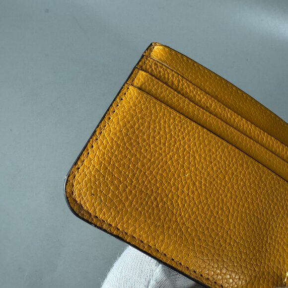 Coach Mustard Leather Long Card Holder/Wallet - Picture 14 of 14